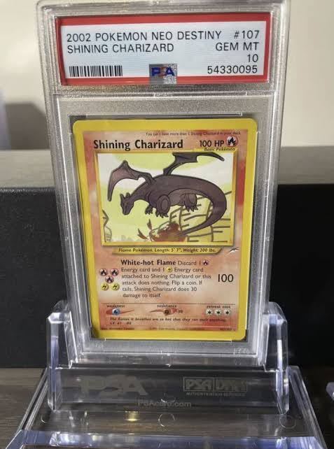 PSA6 Shining Charizard 1ED ひかるリザードン英語版 ひかるリザードン