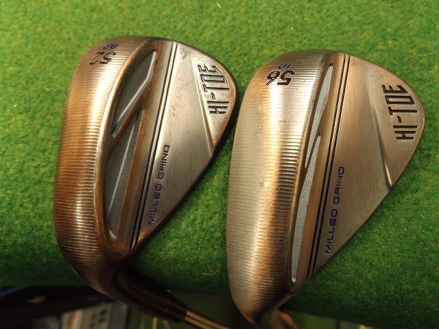 1円スタート【税込】5058 MILLED GRIND HI-TOE 2022 カッパー LH 52+56 DG S200 セット ミルドグラインド レフティ .843997 .844000