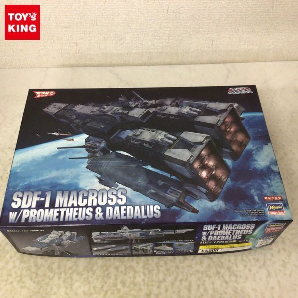 1円〜 ハセガワ 1/4000 超時空要塞マクロス SDF-1 マクロス要塞艦 w/プロメテウス & ダイダロス