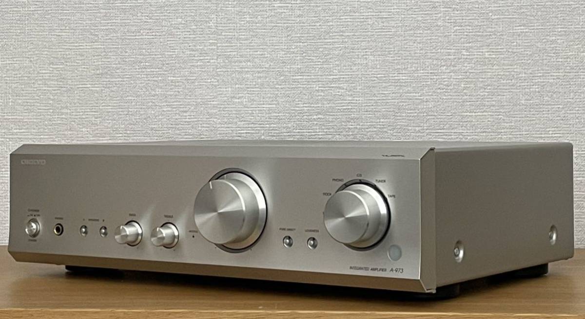 ONKYO プリメインアンプ A-973 美品 オンキョー ONKYO プリメイン