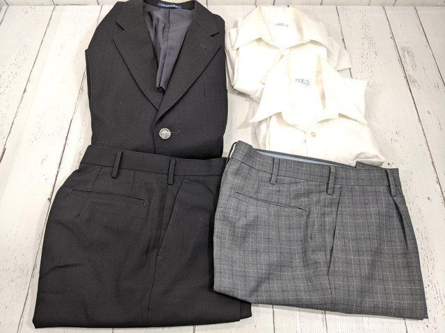 5yt242 大阪府立天王寺高校 男子用学生服 制服 ブレザー+半袖/長袖 