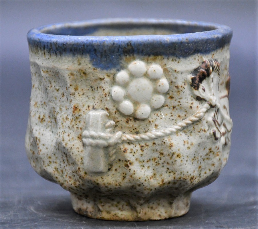 相馬焼馬絵鉢 8-5-2-8 陶器 大堀相馬焼 大鉢 馬