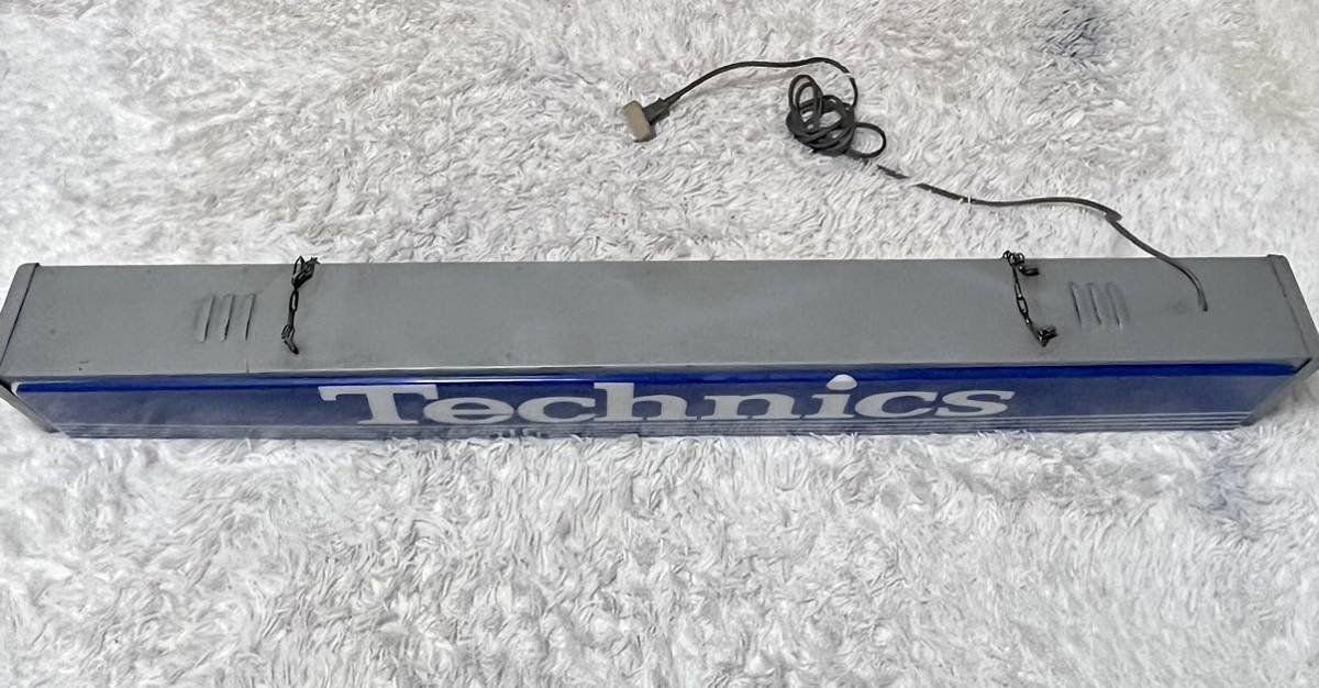 Technics テクニクス 店舗用 販売促進 非売品 照明看板 昭和レトロ 