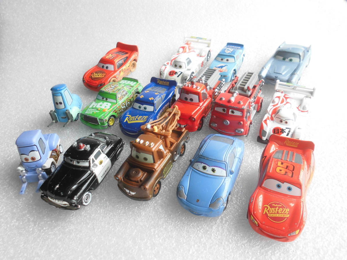 カーズ ミニカー 15台セット マックイーン サリー グイド ドッティ 