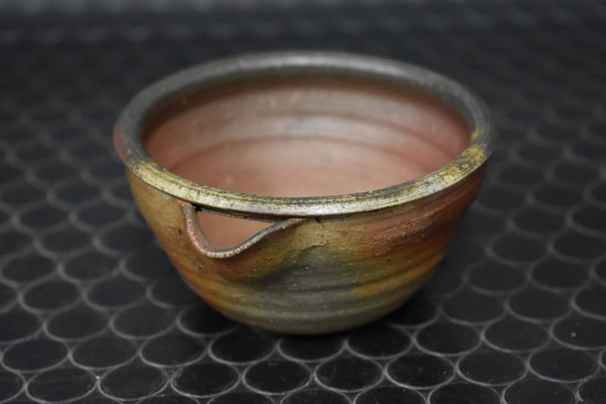 うぶ品　時代物　在銘　備前焼　湯冷まし　煎茶道具　古美術品