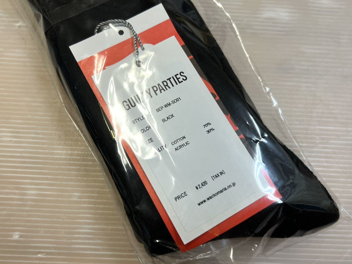 新品 WACKO MARIA ソックス ⑧ ワコマリア BLACK EYE PATCH 靴下