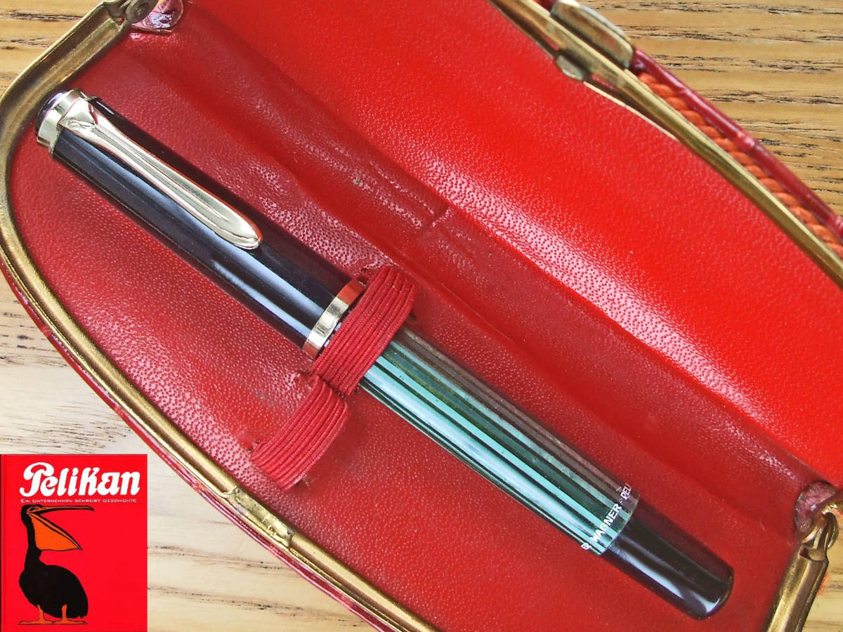 文房具・事務用品 ビンテージ PELIKANペリカン 400 14金ペン吸入式