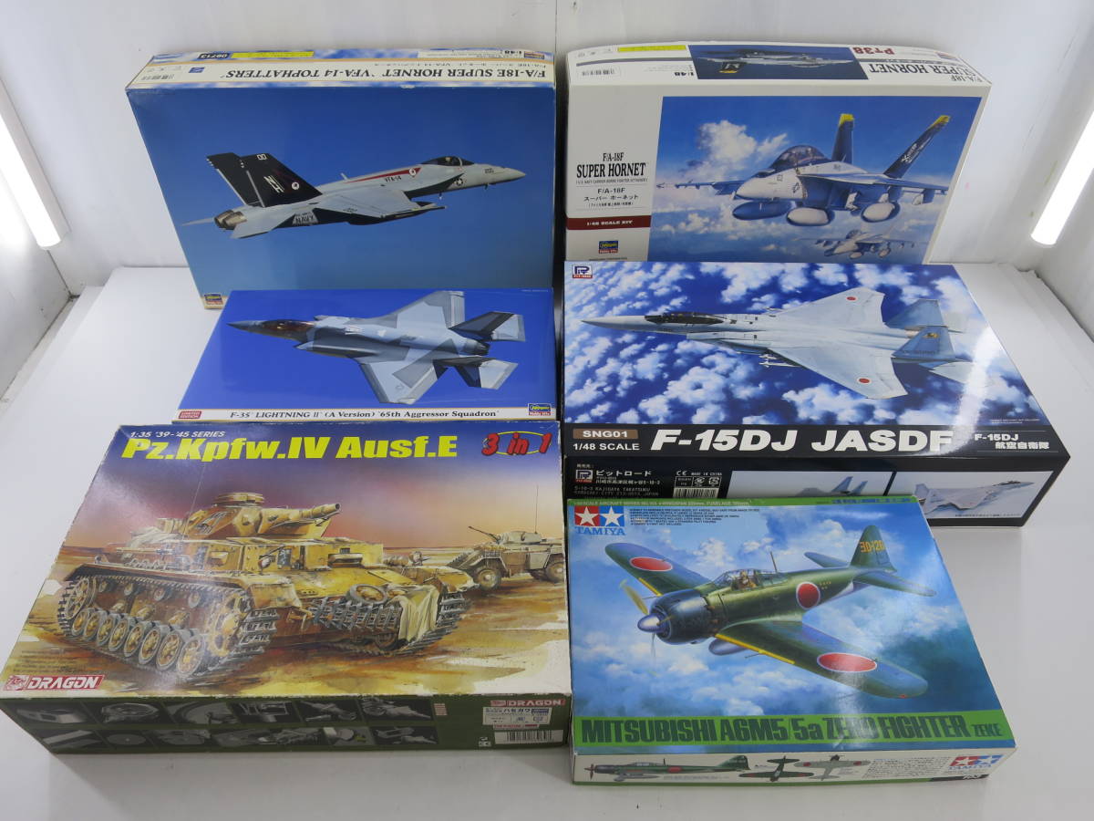 34□140/ 戦闘機など ミリタリー プラモ まとめ 未組立 ＜1/48 F/A-18F