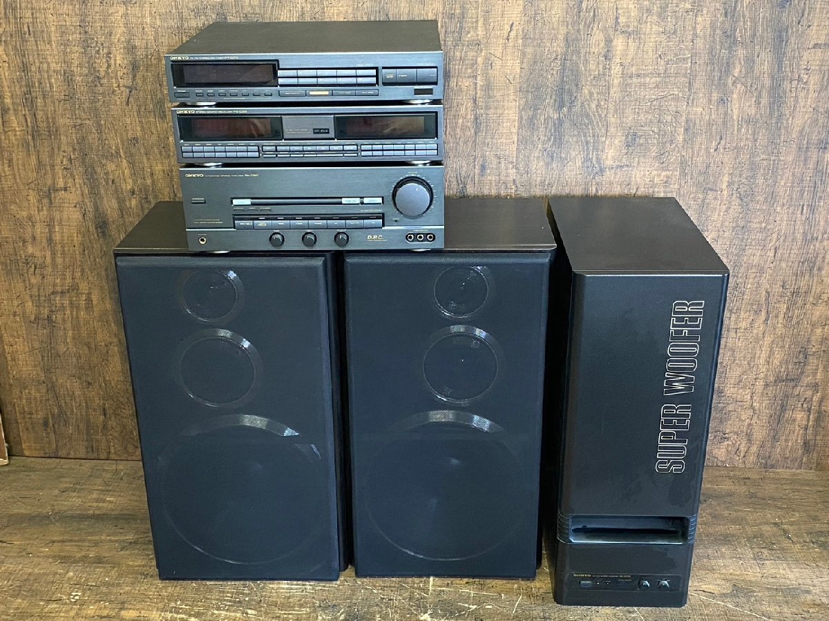 【送料無料】 ONKYO オンキョー PE-C50 PT-C70 PA-C50 PS-C50 SL-R70 システムコンポ 現状品　/SR21