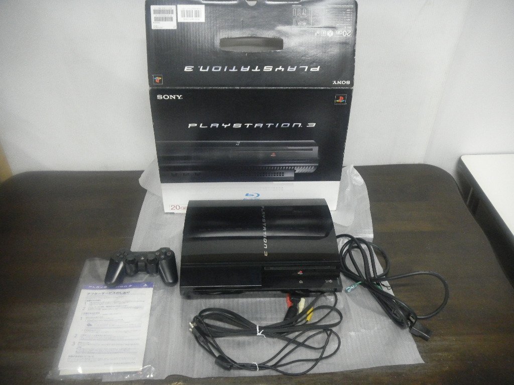 プレイステーション3 本体 20GB CECH-B00 PS3 初期型 ※LANケーブル欠品 