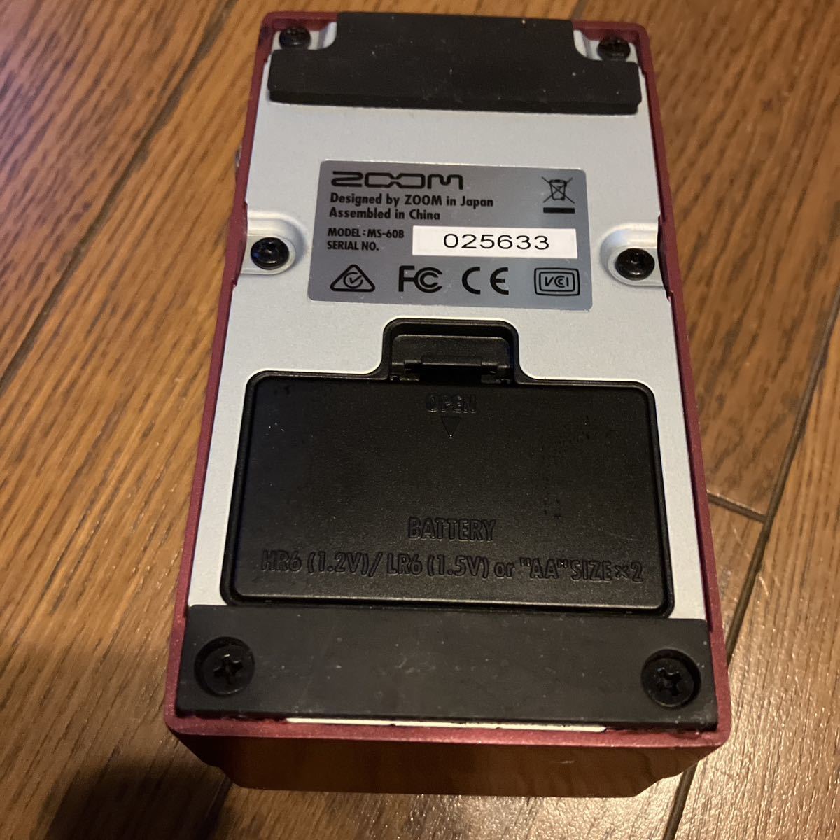 ZOOM MS-60B MultiStomp Bass Pedal ベース用マルチエフェクター