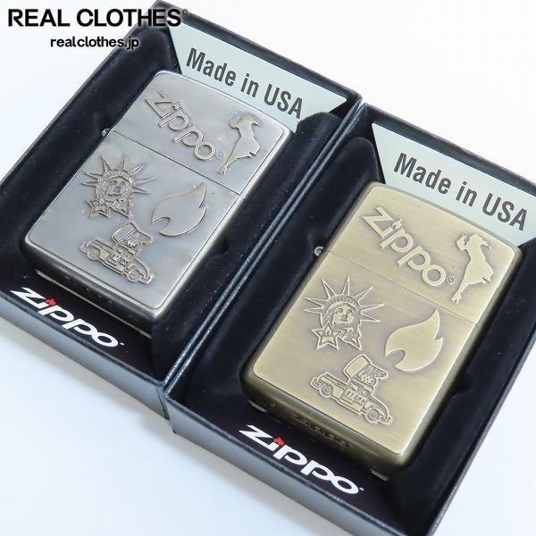 100%新品，爆買い ZIPPO/ジッポー 古美仕上げ オールドデザインメタルプレート ロゴ 2UD-METAL2/2UDB-METAL2 20/21年製 2点セット /LPL(タウン＆カントリー)｜売買されたオークション情報、yahooの商品情報をアーカイブ公 Zippo