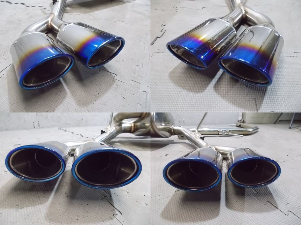 ★激安!★ZWE211W カローラ ツーリング ハイブリッド GANADOR ガナドール マフラー 左右出し 4本出し 2ZR-1NM / Q7-404