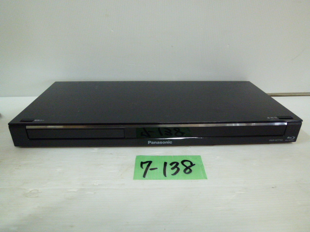 7-138 1◇Panasonic/パナソニック BDレコーダー DMR-BZT760 14年製 1◇