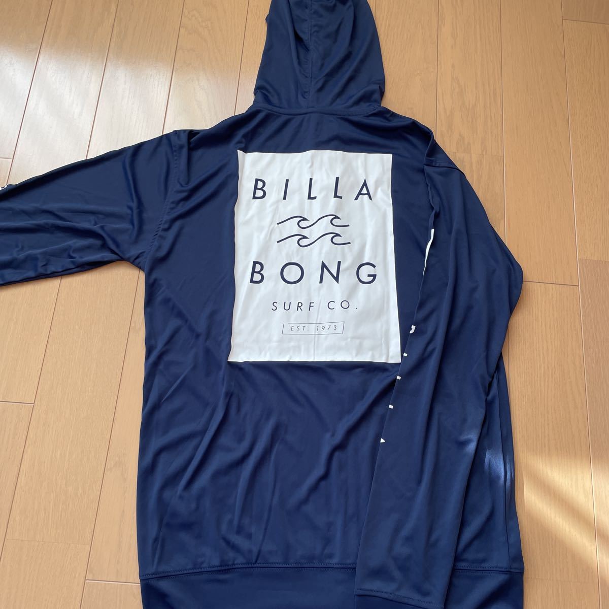 新品　BILLABONG ビラボン　ラッシュガード　パーカー ラッシュジップ　メンズ Lサイズ 長袖　フーディー タグ付き
