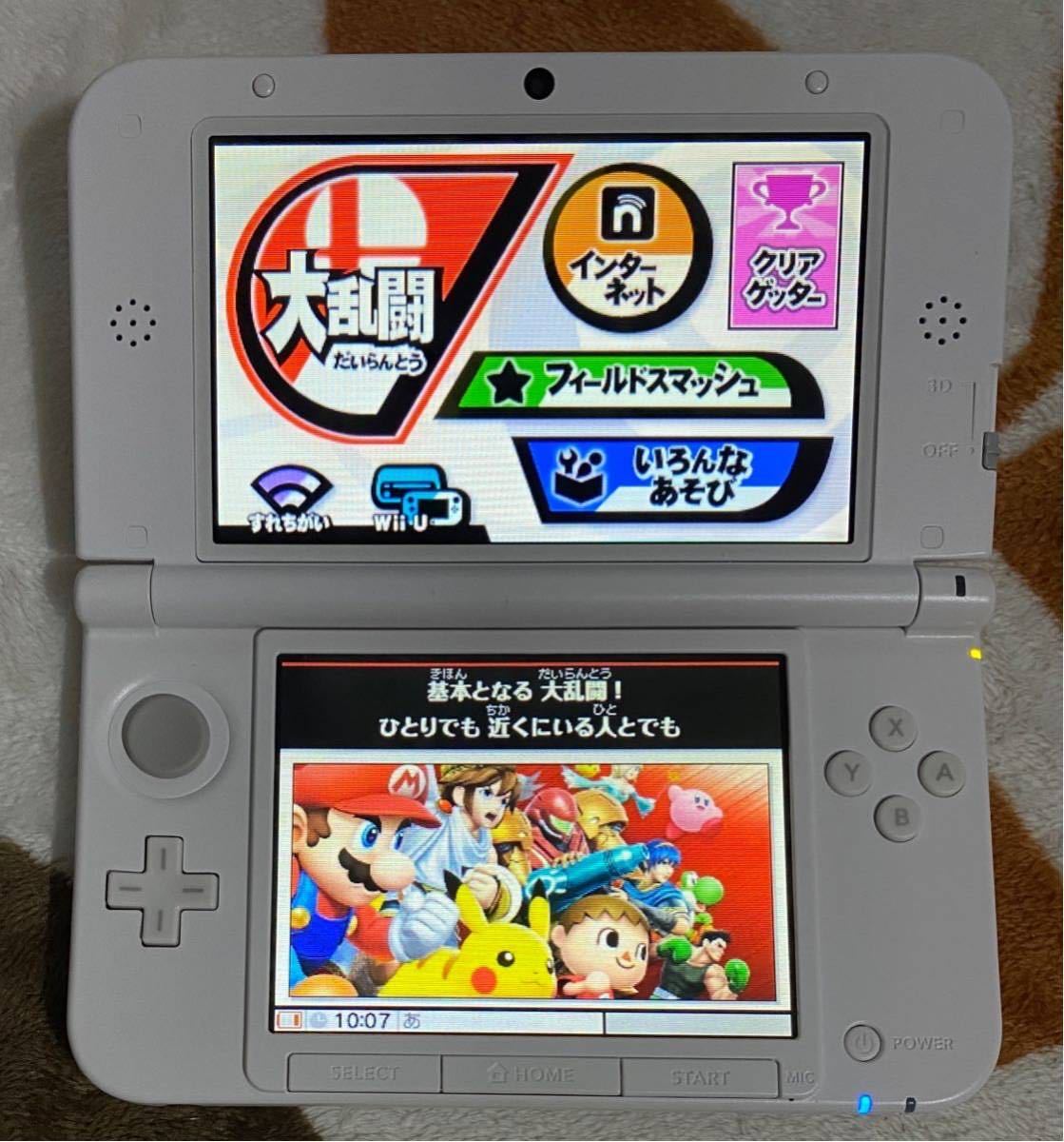 ニンテンドー3DS LL ホワイト＊ソフト6本セット＊ Nintendo3DS LL