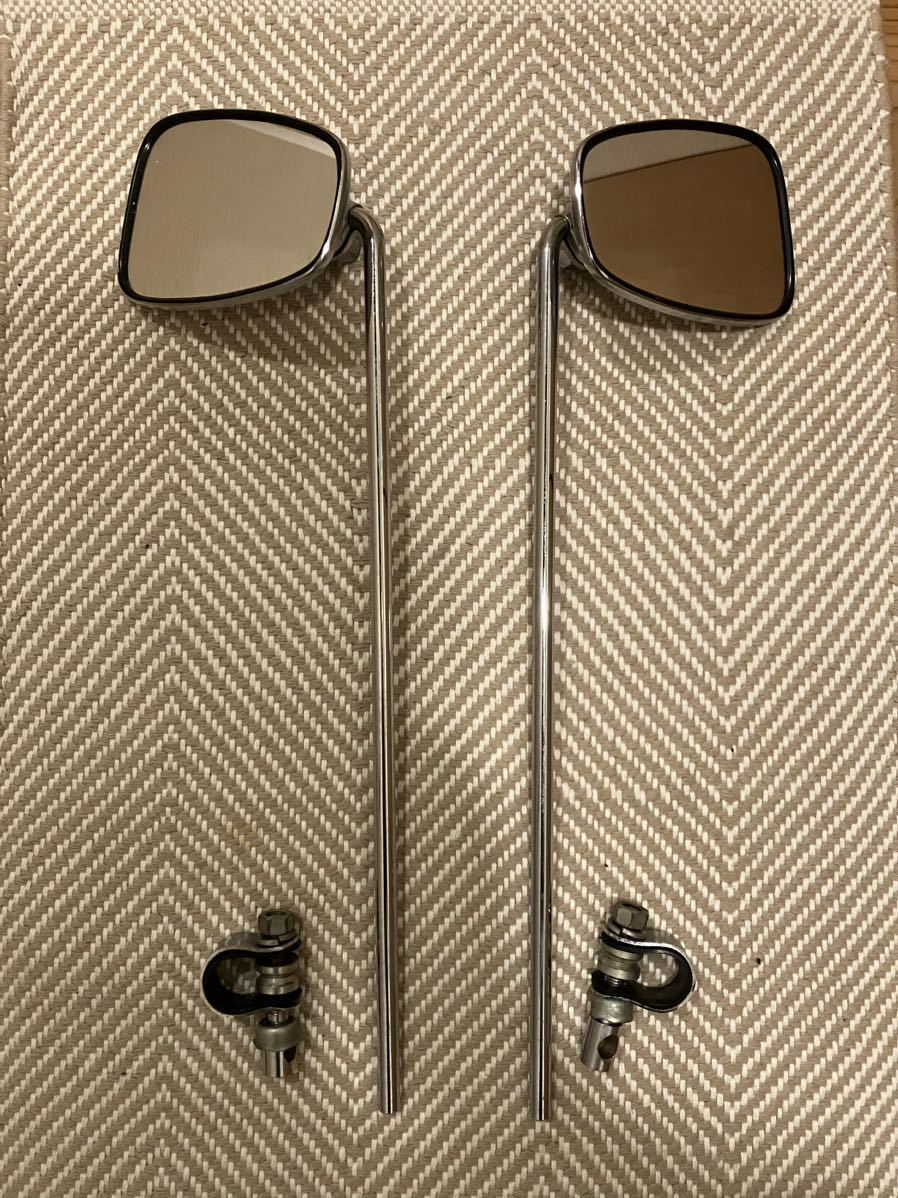 スタジアム　ミラー　ベスパ　モッズ　ビンテージ ベスパ Vespa ミラー モッズ mods スタジアムタイプ 2本セット モッズ