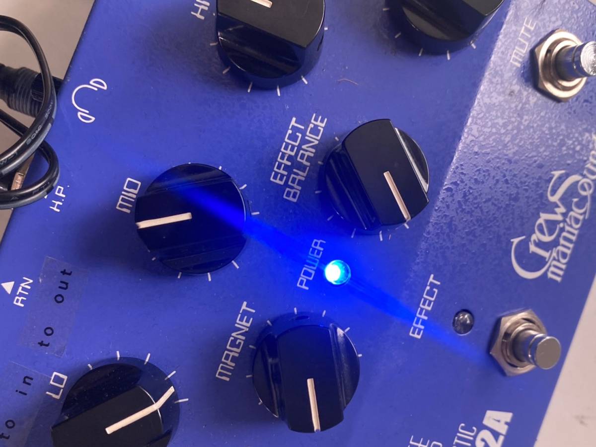 Crews Maniac Sound DPA-2A アコギ用プリアンプ ミキサー 私のアコギで