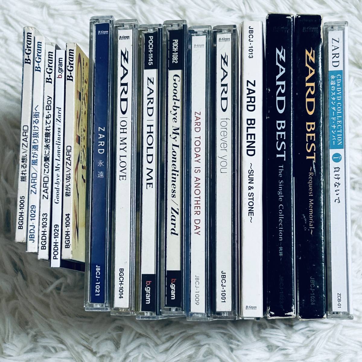 CD 15枚セット）ZARD(ザード) ※ケースシミ、ワレ有。※経年劣化有 