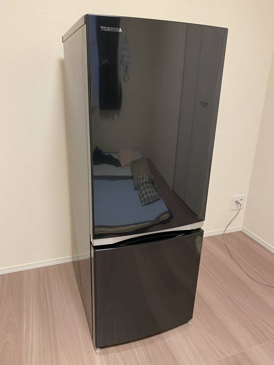 東芝 2ドア 冷凍冷蔵庫 GR-M15BS（K） 153L 2018年製 東芝 TOSHIBA