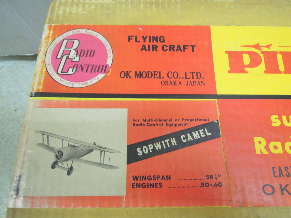 3733 未組立 OK模型 PILOT ソッピースキャメル 60 SOPWITH CAMEL 