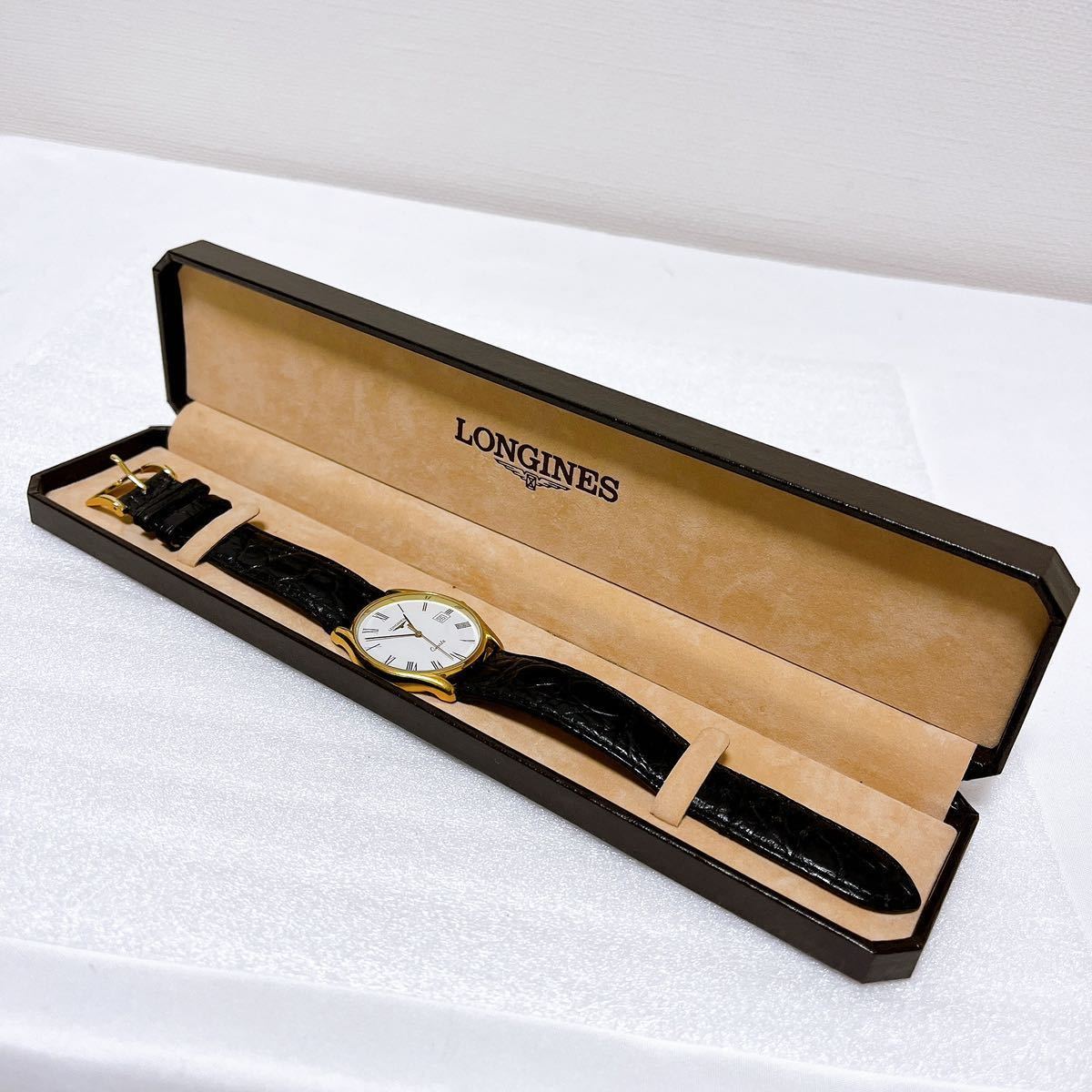 稼働品】 良品 LONGINES ロンジン グランドクラシック 7431 33mmケース 