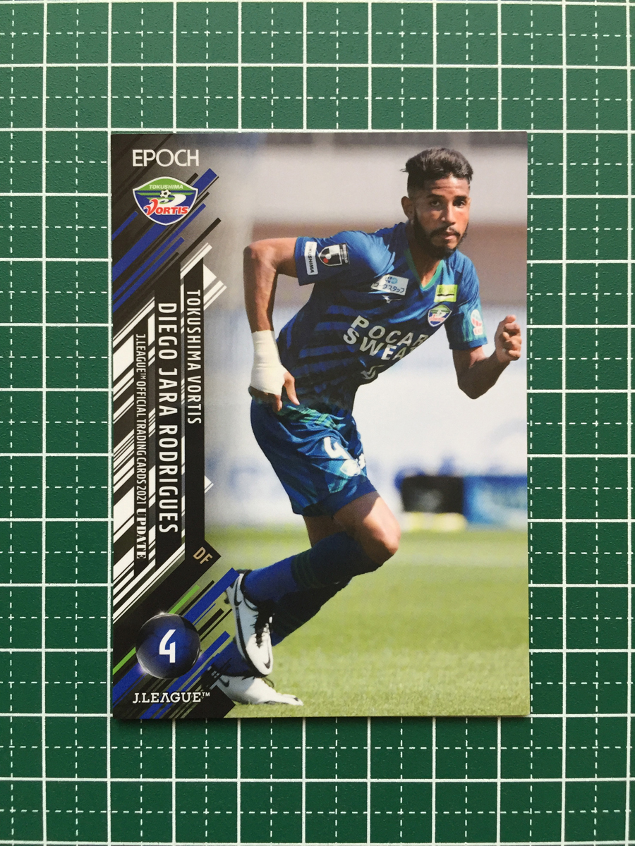 ★EPOCH 2021 サッカー Ｊリーグ UPDATE #347 ジエゴ［徳島ヴォルティス］レギュラーカード エポック★_1