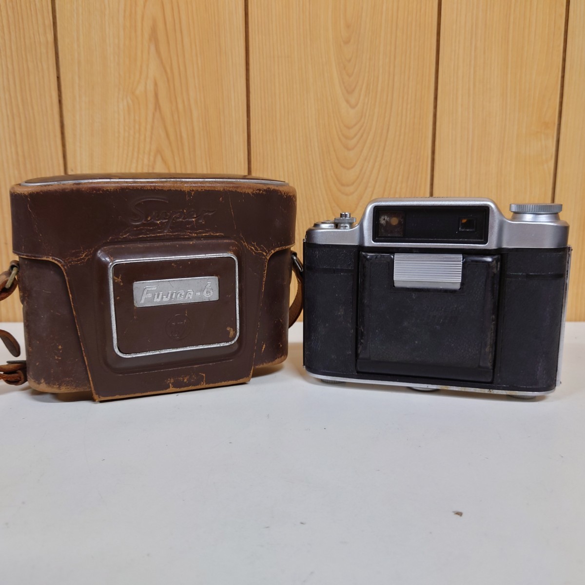 1円~【動作未確認】フジフィルム FUJIFILM スーパーフジカ SUPER FUJICA-6 FUJINAR 1:3.5 f=7.5cm 蛇腹カメラ フィルムカメラ G140648