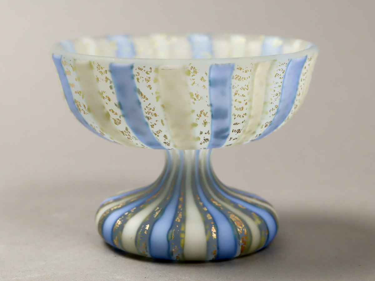 石井康治 手吹 Pulled Stripes Glass 金蒔 徳利 箱付 美品 2025年