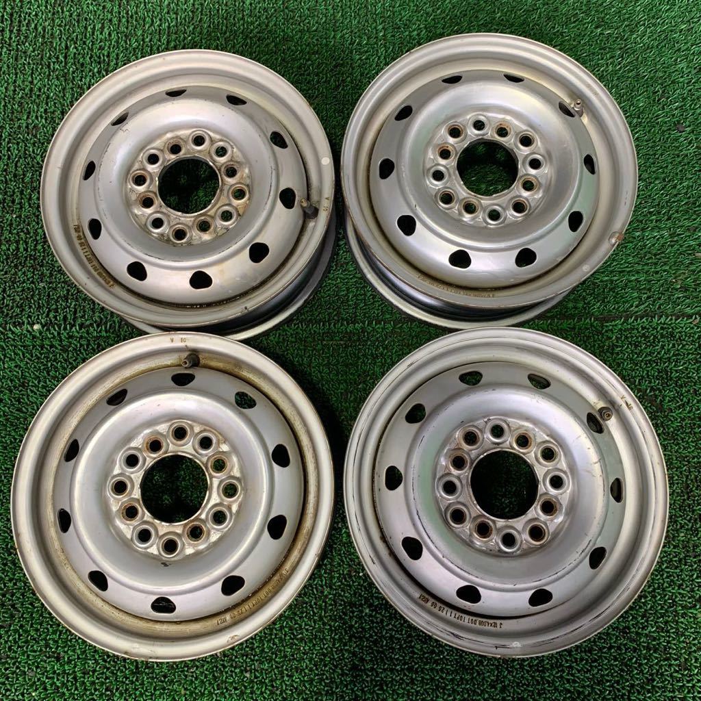 AC717-307 12インチ 4J +40 4穴　マルチ 100 110 114.3 スチールホイール　4本セット　ハイゼット キャリィ エブリィ サンバ　バモス等に