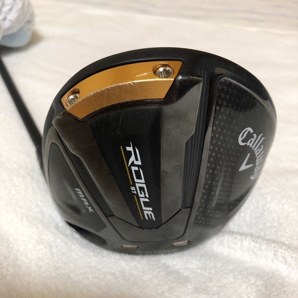 □高反発加工済ー中古□Callaway ROGUE ST max 1W□10.5°□VENTUS 5 