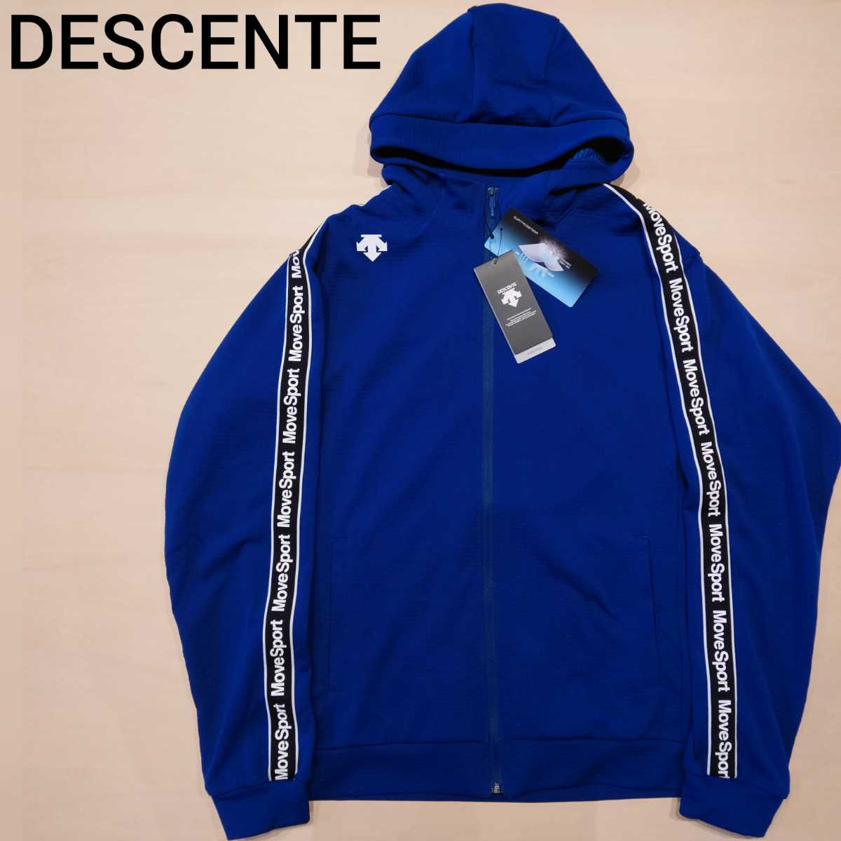 DESCENTE golf フルジップパーカー MOVE SPORT デサント クアトロセンサー ゴルフ 未使用新品 サイズL 2302