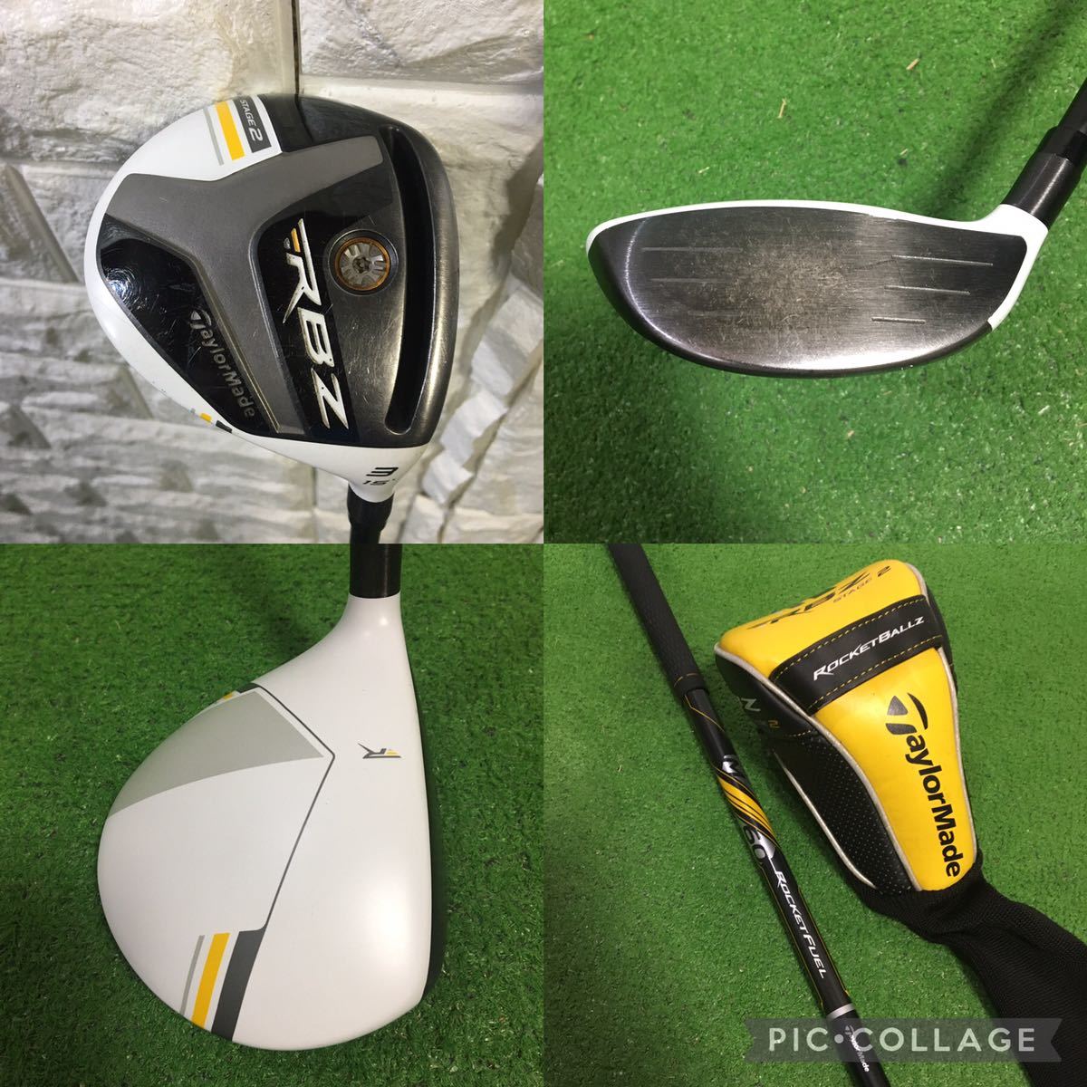 超豪華☆大人気白ヘッド☆テーラーメイド RBZ等 男性用セット キャディバッグ付 超豪華☆大人気白ヘッド☆テーラーメイド RBZステージ2等 男性用ゴルフ