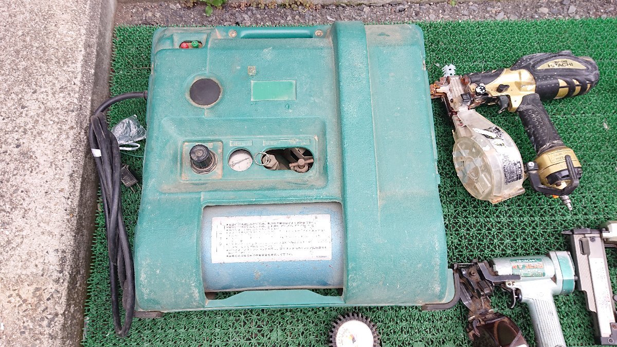 ○【お得】日立 MAX エアー工具 タッカー 釘打機 高圧ネジ打ち ロール