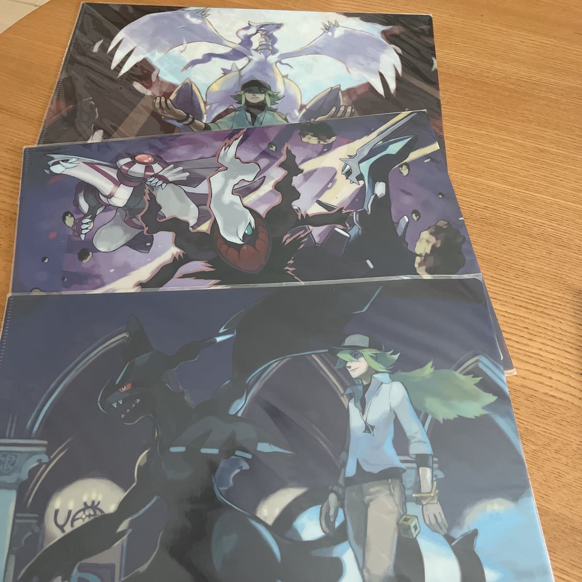 ポケモン コレクタブルアート Nのレシラム Nのゼクロム ポケモン