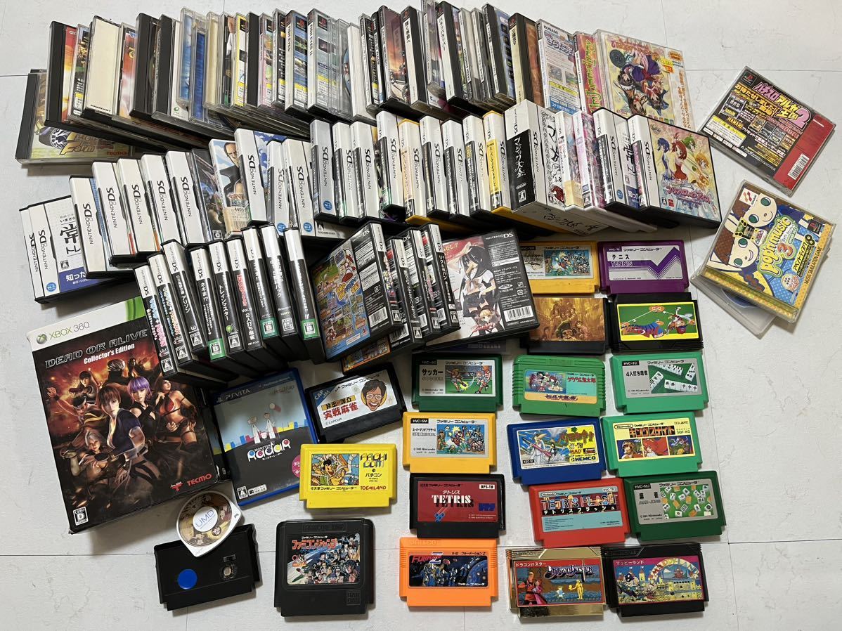 大量 ps1 ds ファミコン ソフト まとめ売り Nintendo famicom ジャンク B ロックマン