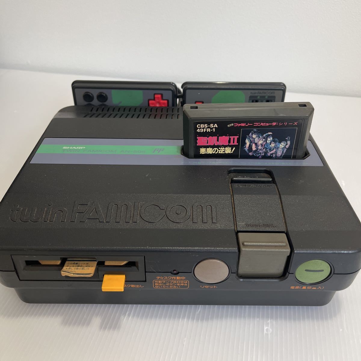 D(711k12) twin famicom ツインファミコン シャープ AN-505 昭和レトロ