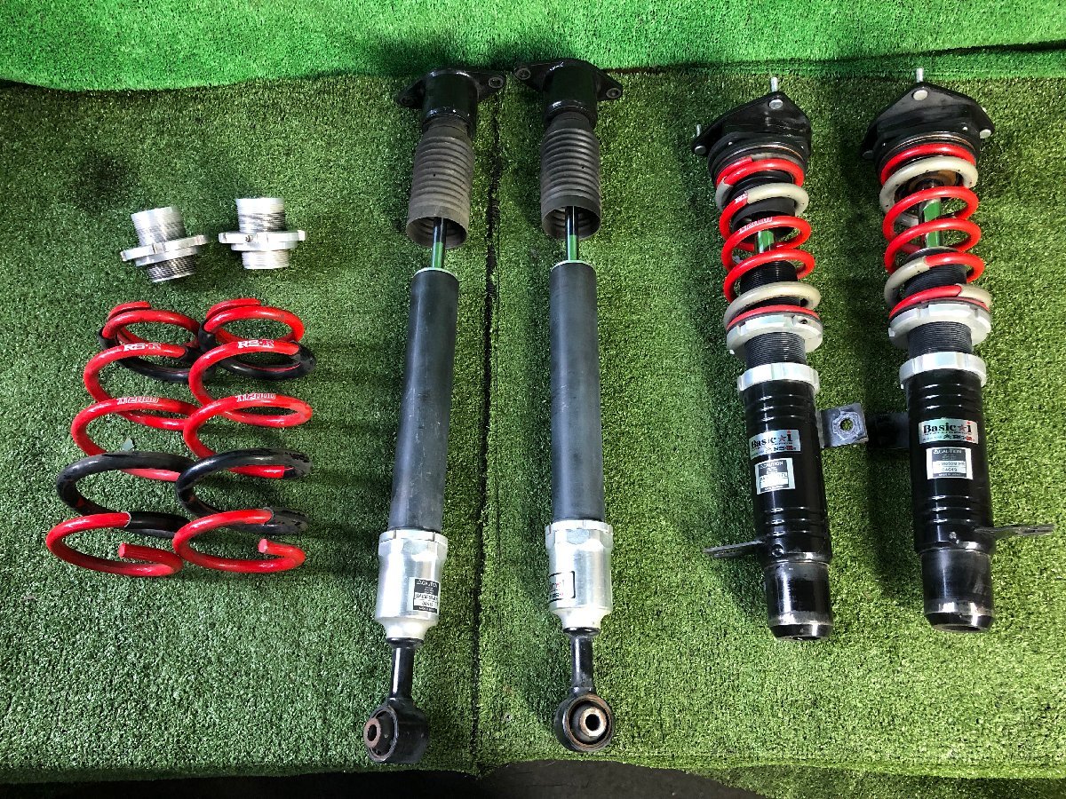 ◆ ラフェスタ プレマシー CWEFWN 車高調 サスペンション RSR BASIC i ベーシックi BAIM850M 1台分セット 中古品 G54 2I10-6◆