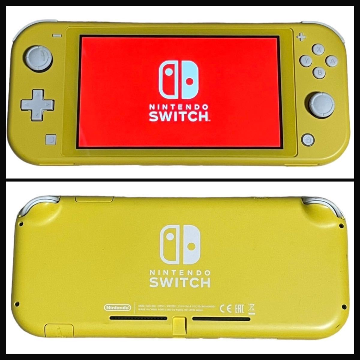 1円スタート動作品】Switchライト イエロー 本体 充電器付き Switch