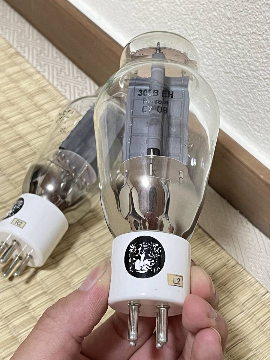 300B EH RUSSIA 07 09 直熱三極出力管 真空管 ペア 300B EH ST