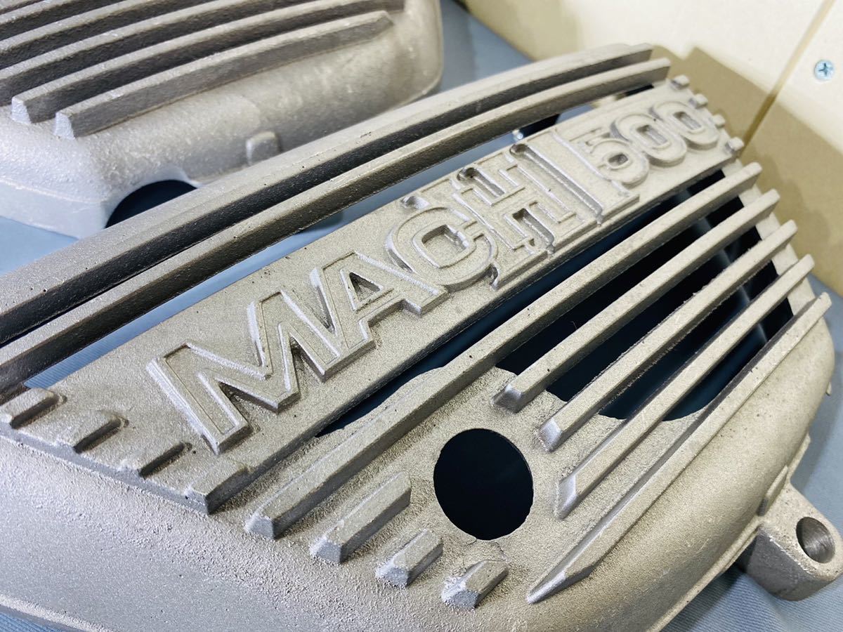 マッハⅢ SS500 アルフィン サイドカバー 塗装前 KH500 H1 「検索