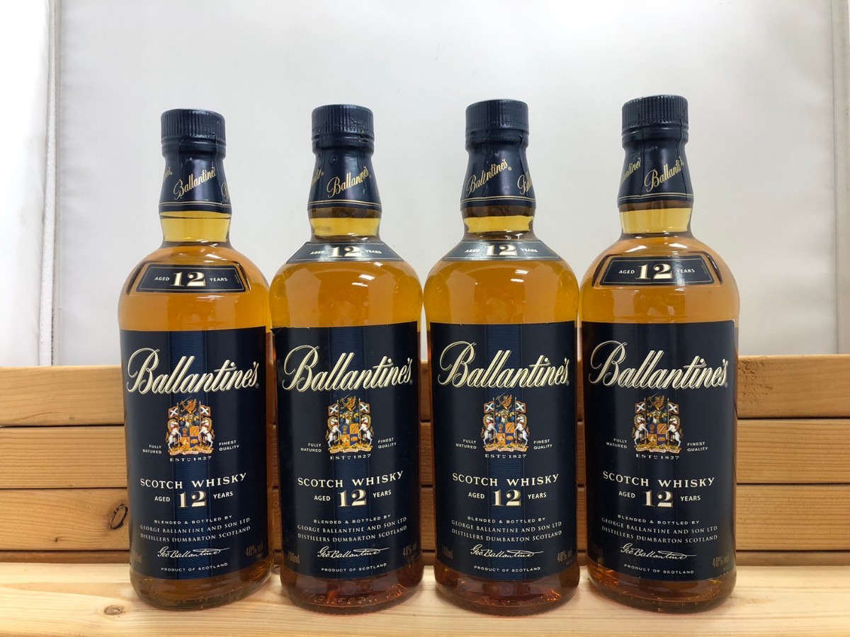 バランタイン12年 4本セット Ballantine 終売品 バランタイン 12年