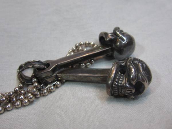 STOP LIGHT ストップライト スカルピストン ネックレス