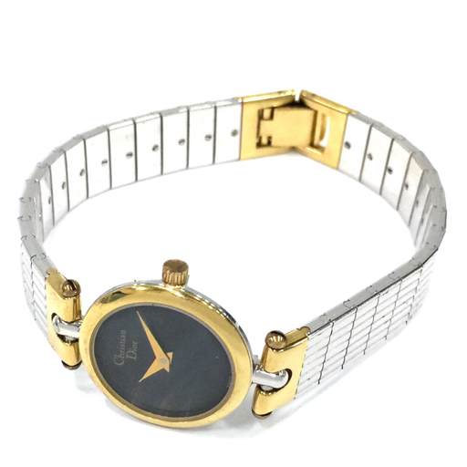稼働 腕時計 Christian Dior ディオール 3025 クォーツ QZ ラウンド