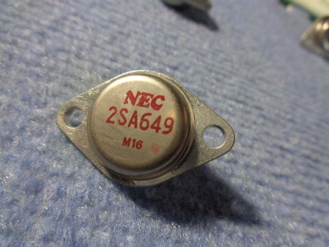 ☆金田式アンプに 2SA649 2個 金田式アンプに 2SA649⁄2SD218 中古