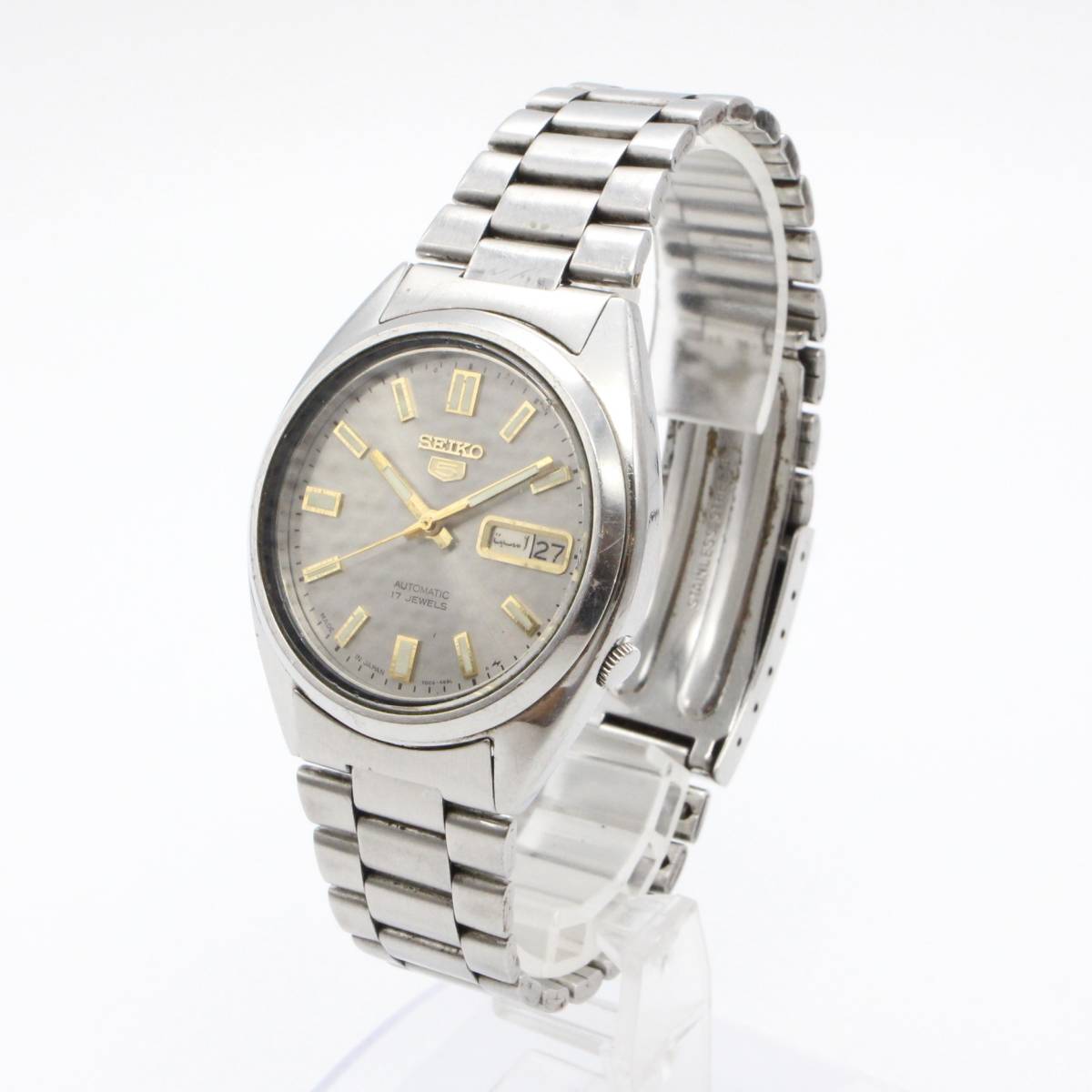 SEIKO セイコー】5 ファイブ 17石 デイデイト 7009-3041 自動巻き/AT