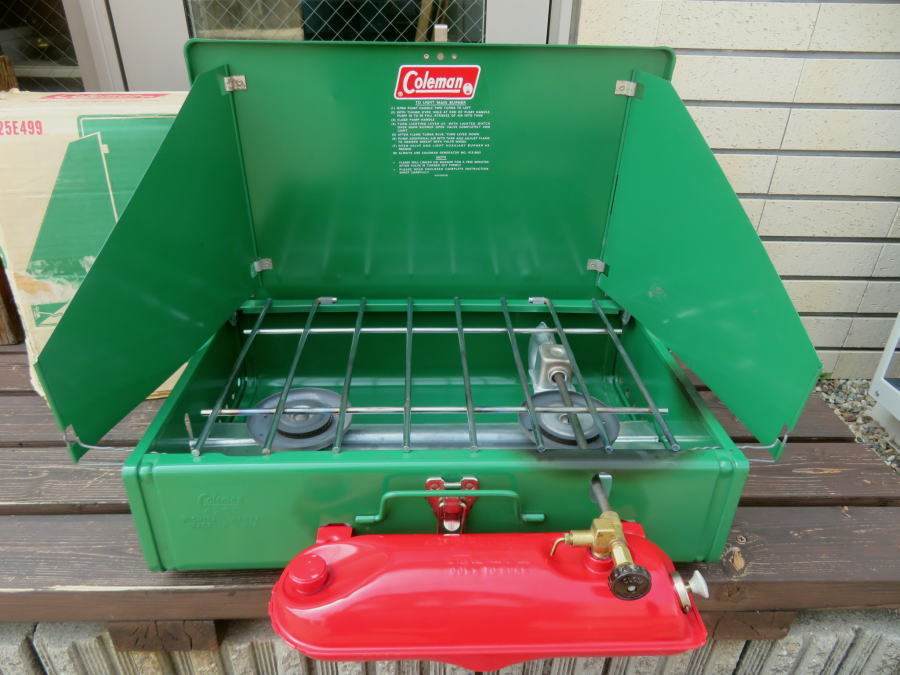Old Coleman/コールマン＃425Eツーバーナーストーブ 1974/年4月製