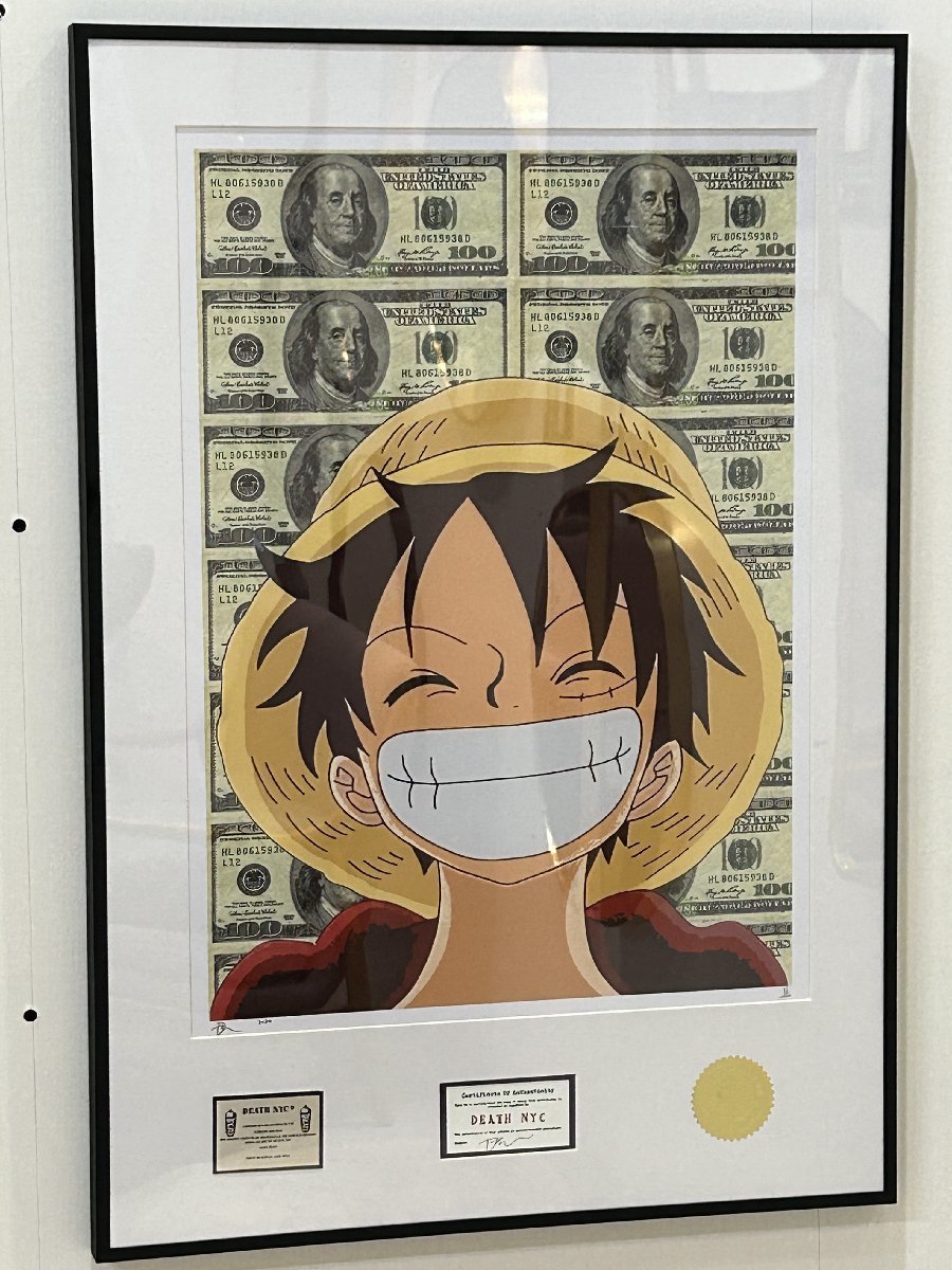 DEATH NYC 世界限定100枚アートポスタ モンキーDルフィ