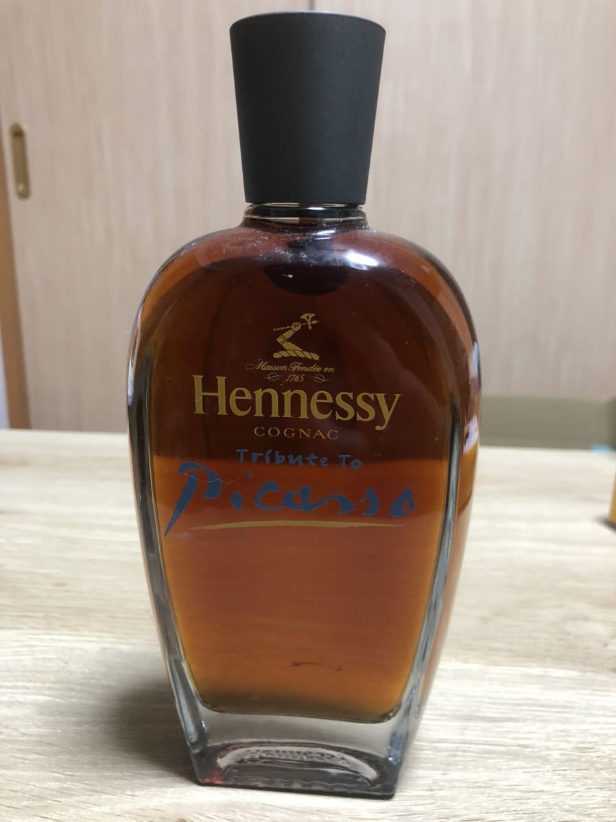 【ユ】未開栓 Hennessy Tribute To Picasso ヘネシー ピカソ ブランデー 40％ 350ml 本体のみ