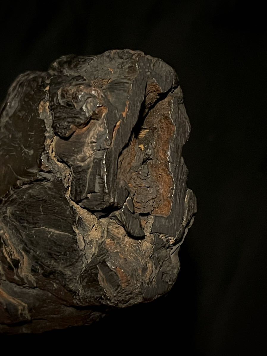 希少 石噛達磨 天然木 瘤木 流木 中国美術 仏教美術 だるま